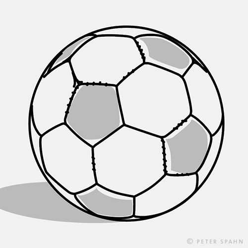 zeichnung fussball
