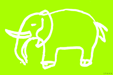 Zeichnung Elefant